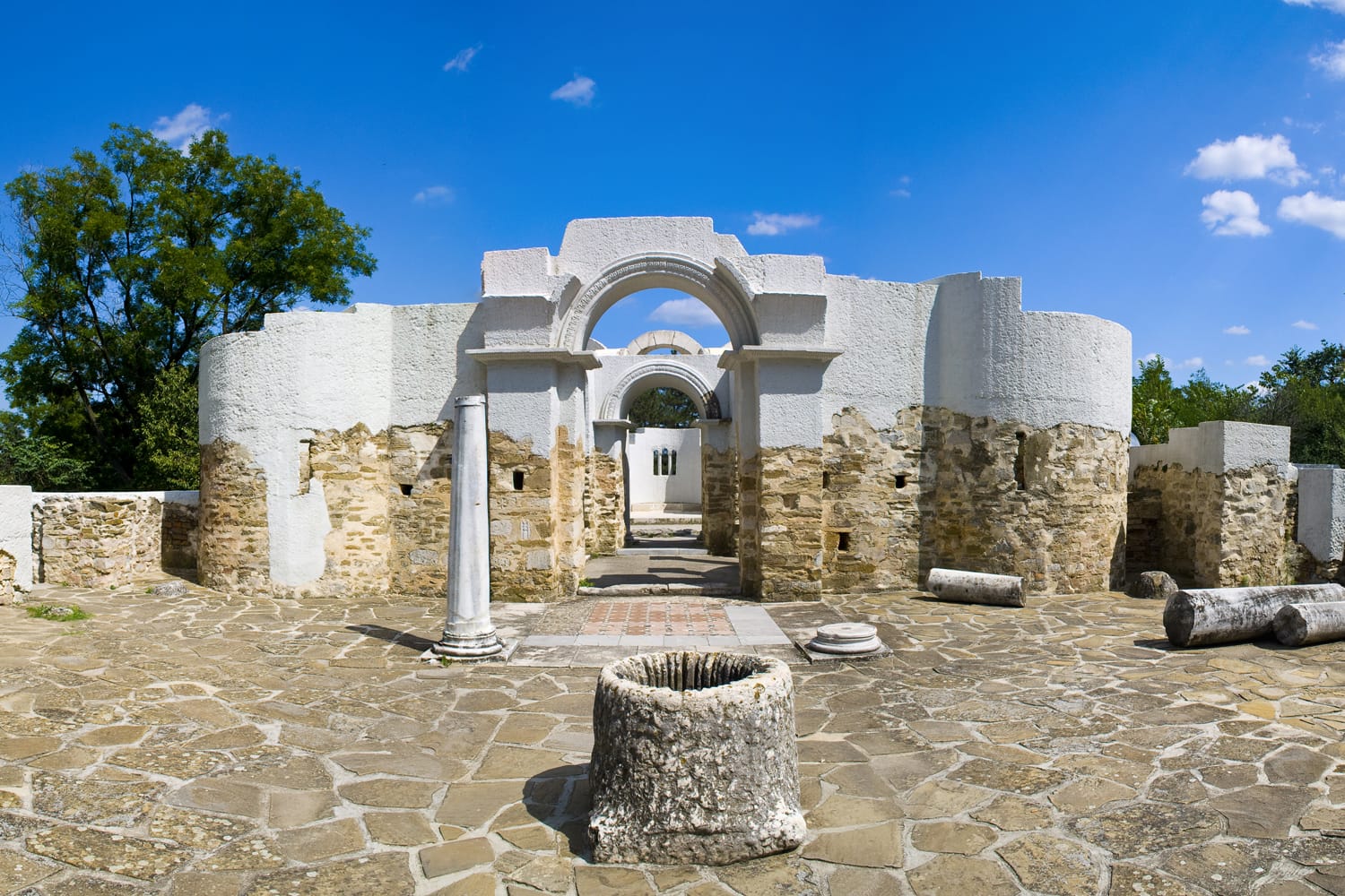 Ancient ruins Veliki Preslav Bulgaria