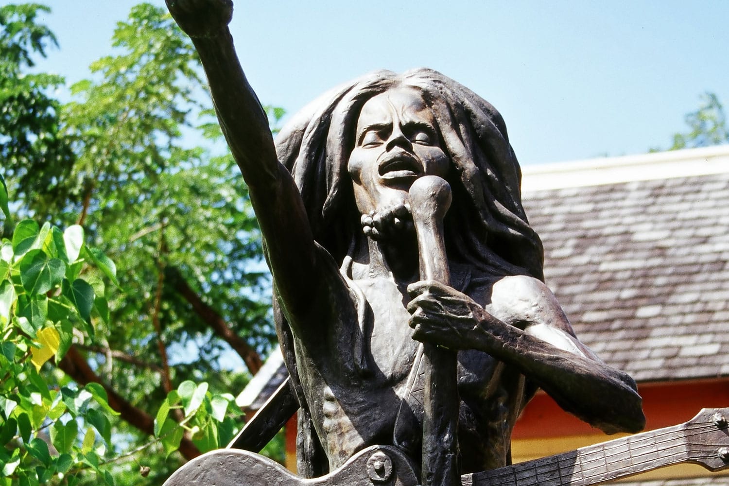 Bob Marley statue in Jamaica