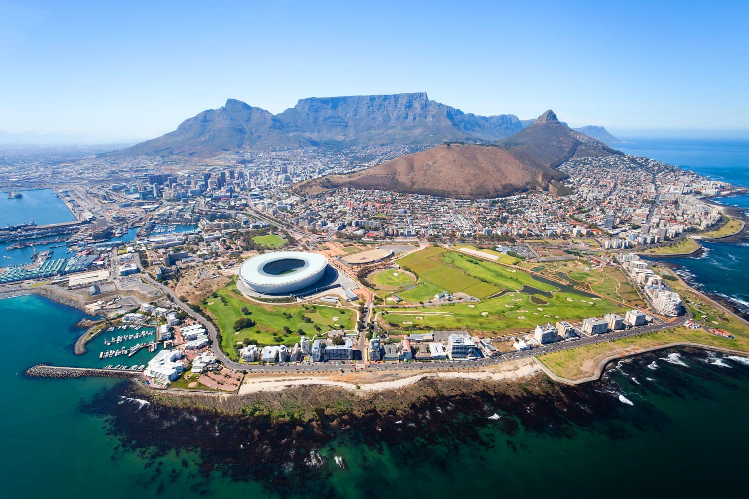 εναέρια άποψη του Κέιπ Τάουν, Νότια Αφρική