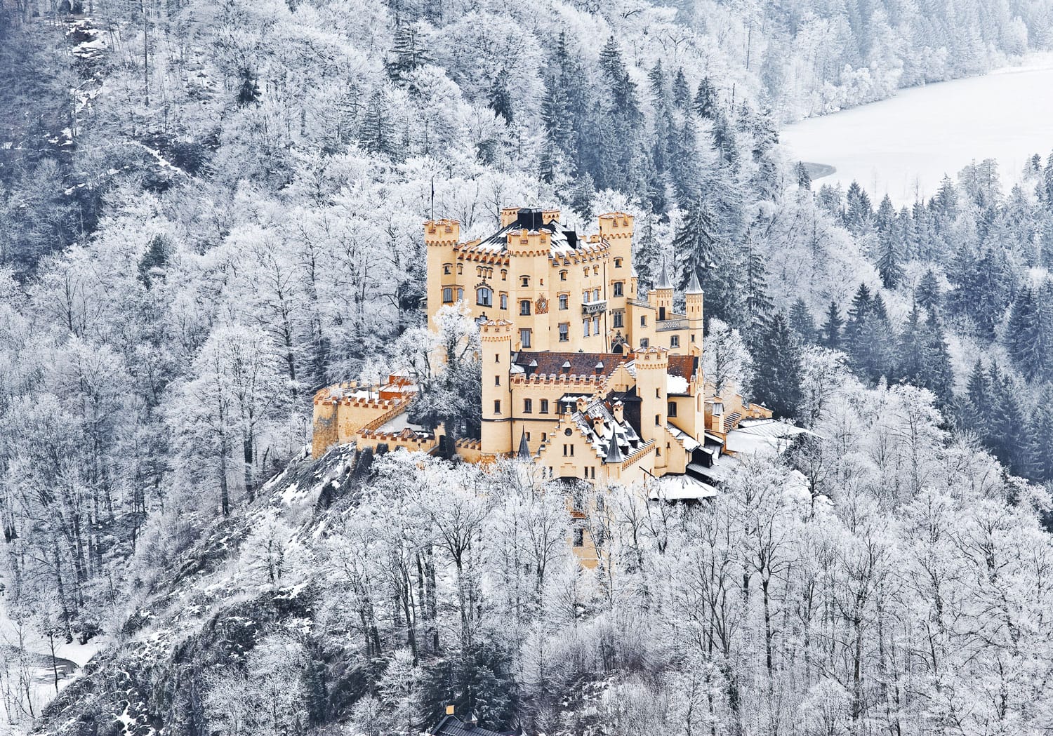 he castle of Hohenschwangau in Bavaria, Germany. 