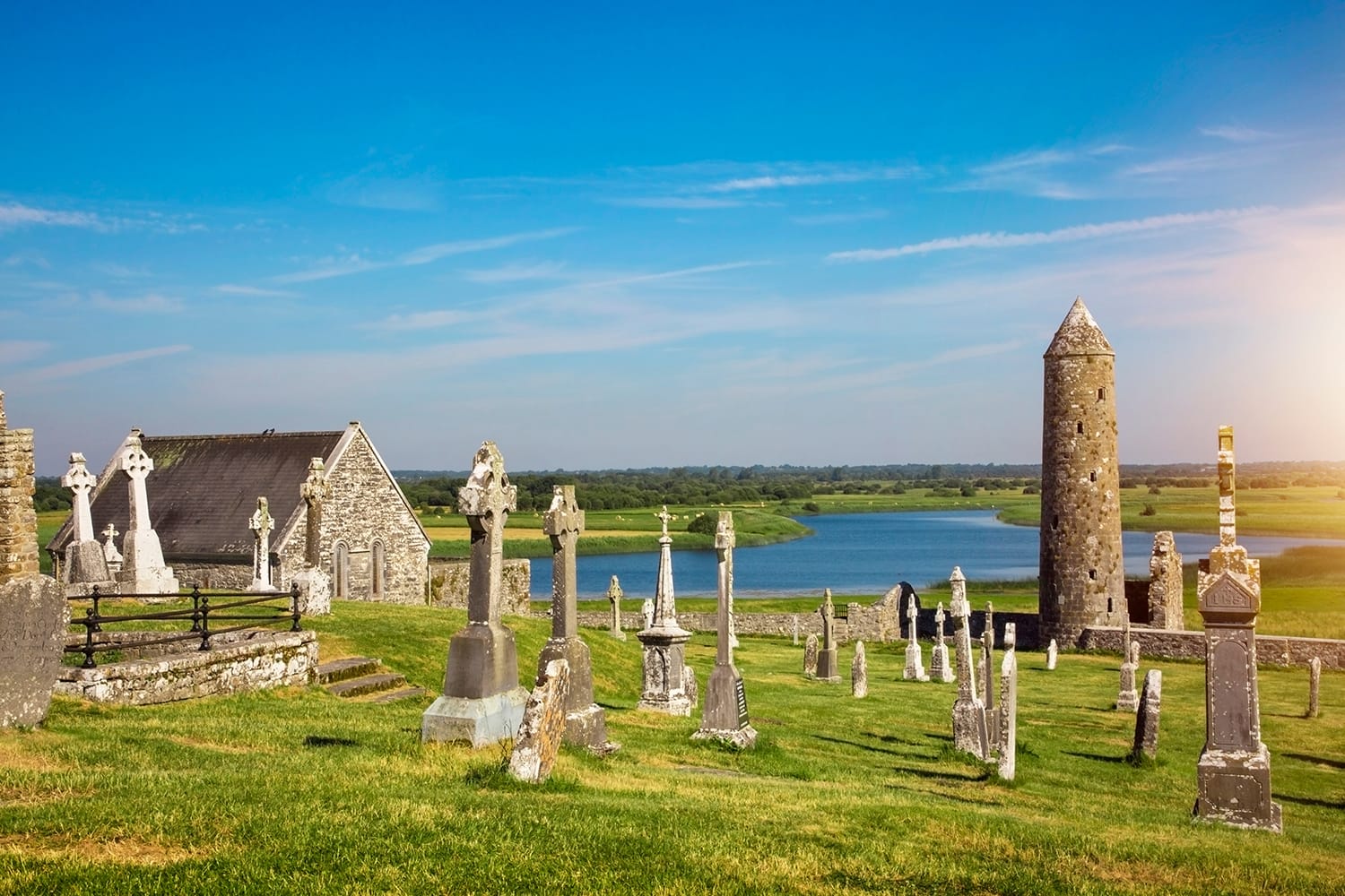 Καθεδρικός ναός Clonmacnoise στην Ιρλανδία