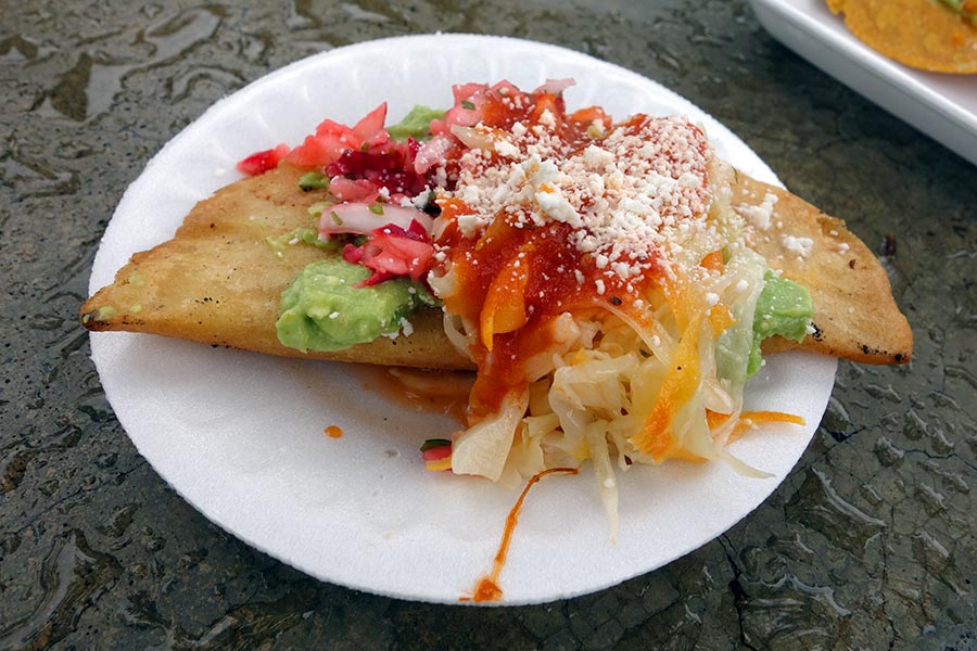 Doblados: Street food in Antigua Guatemala
