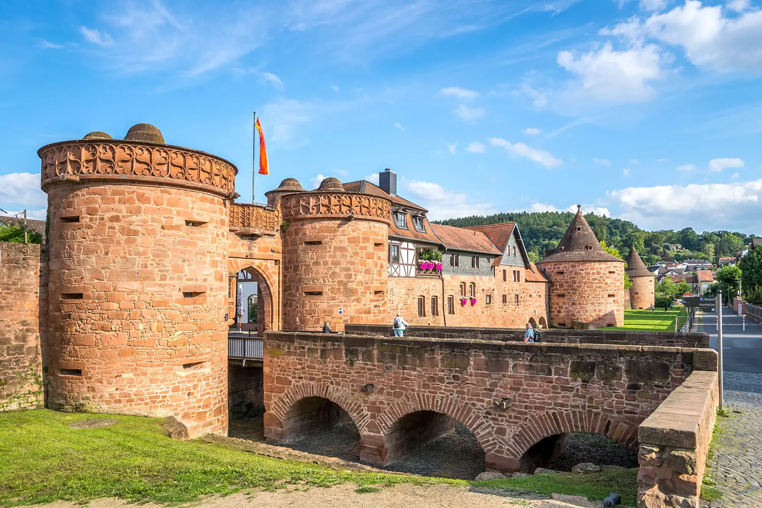 Medieval gate in Buedingen, Germany
