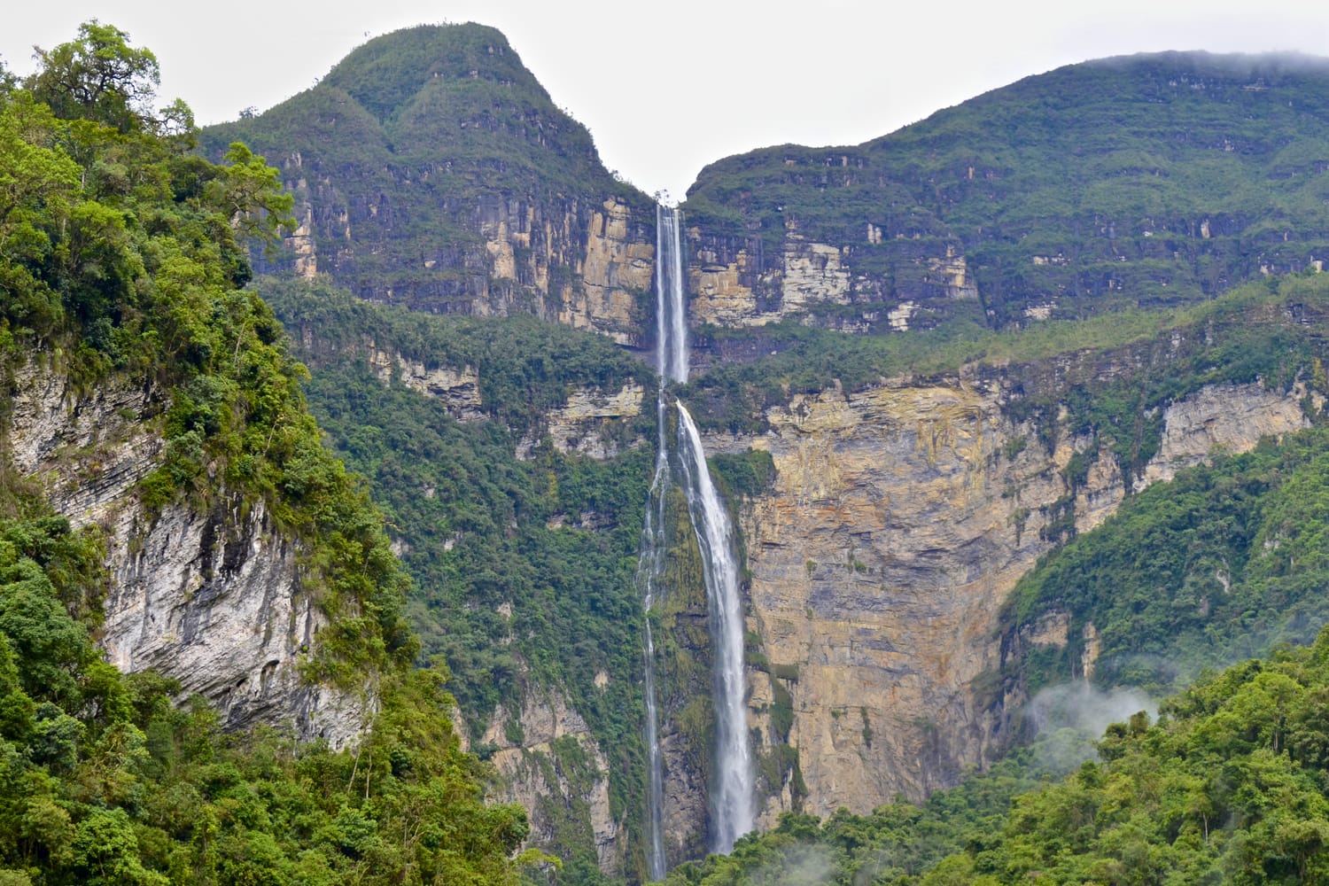 Gocta waterfall in Peru