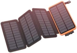 Hiluckey Outdoor Portable Solar Charger