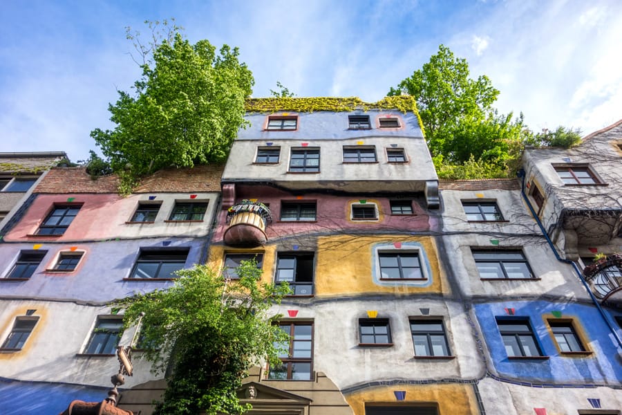 Hundertwasser Haus in Vienna Austria