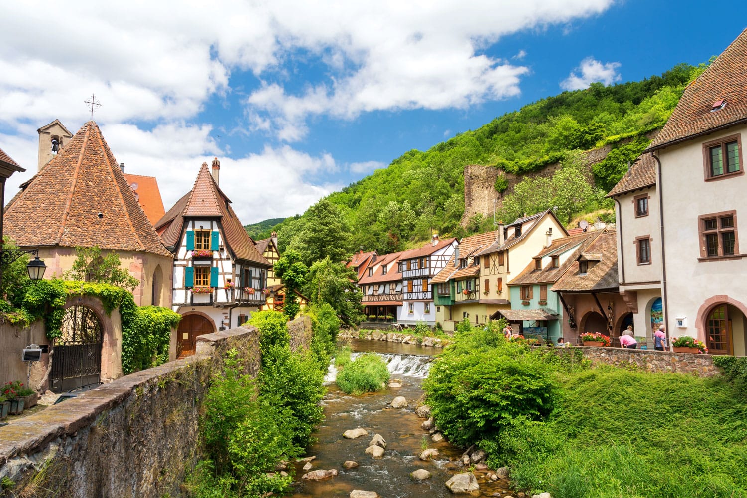 Kaysersberg village, Alsace, France