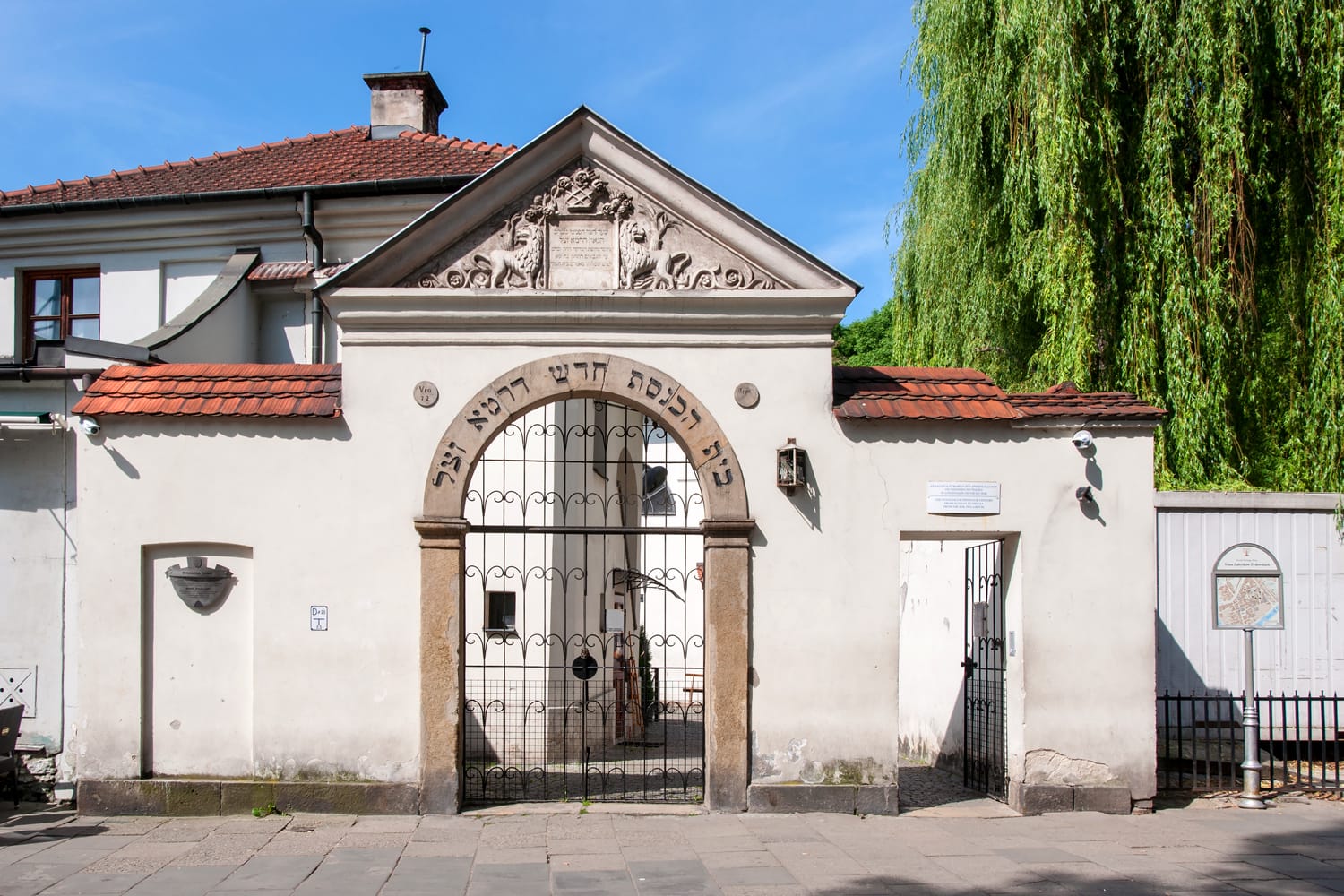 Remuh Synagogue in Jewish Kazimierz district of Krakow, Poland