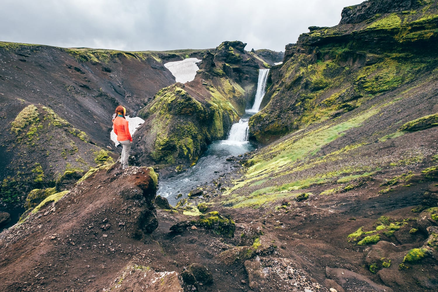 Laugavegurinn hiking trail in Iceland