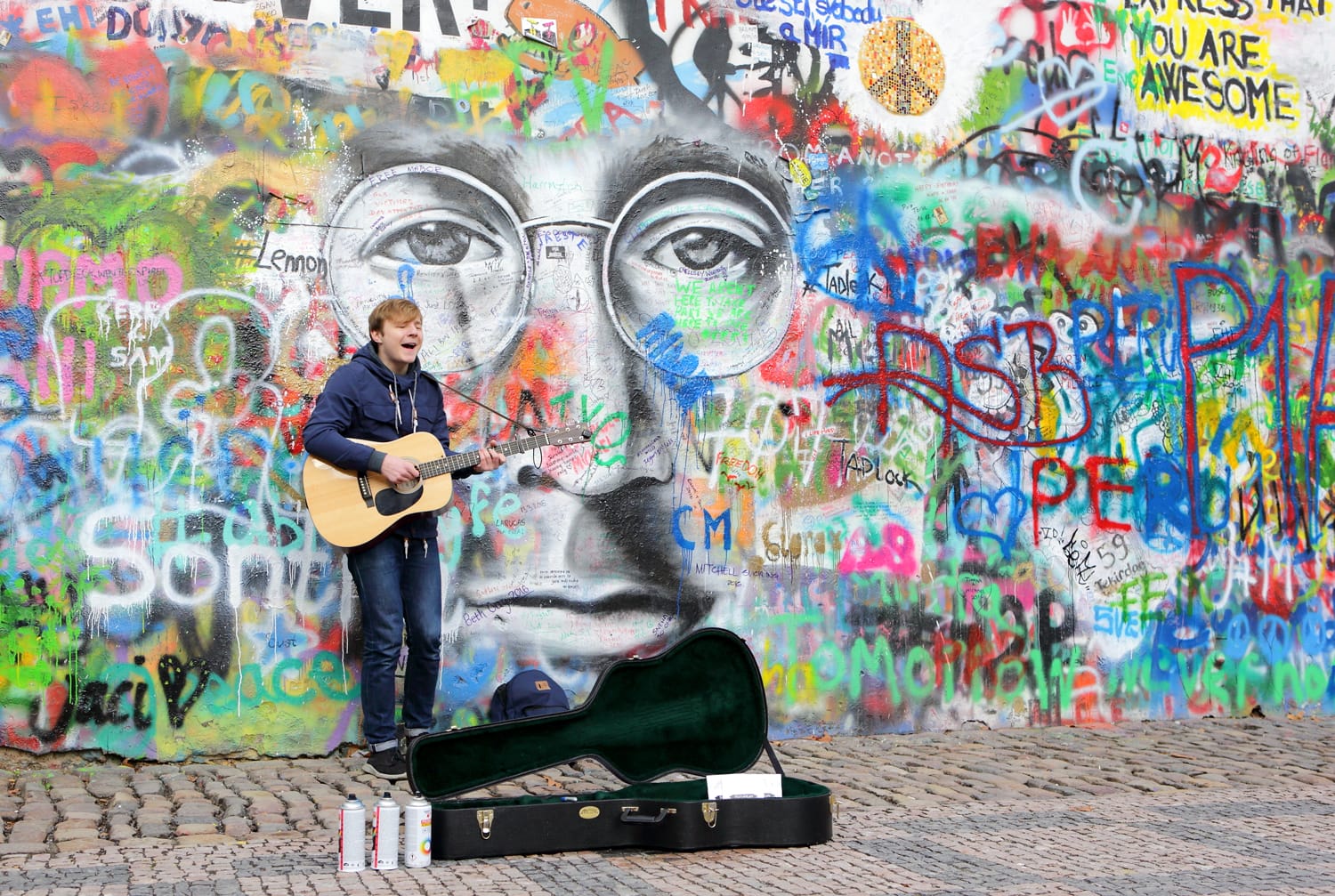 Τοίχος του Lennon στην Πράγα