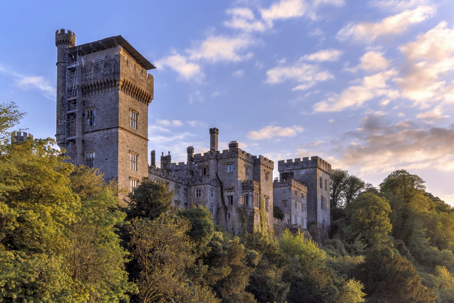 Lismore Castle in County Waterford, Ireland.