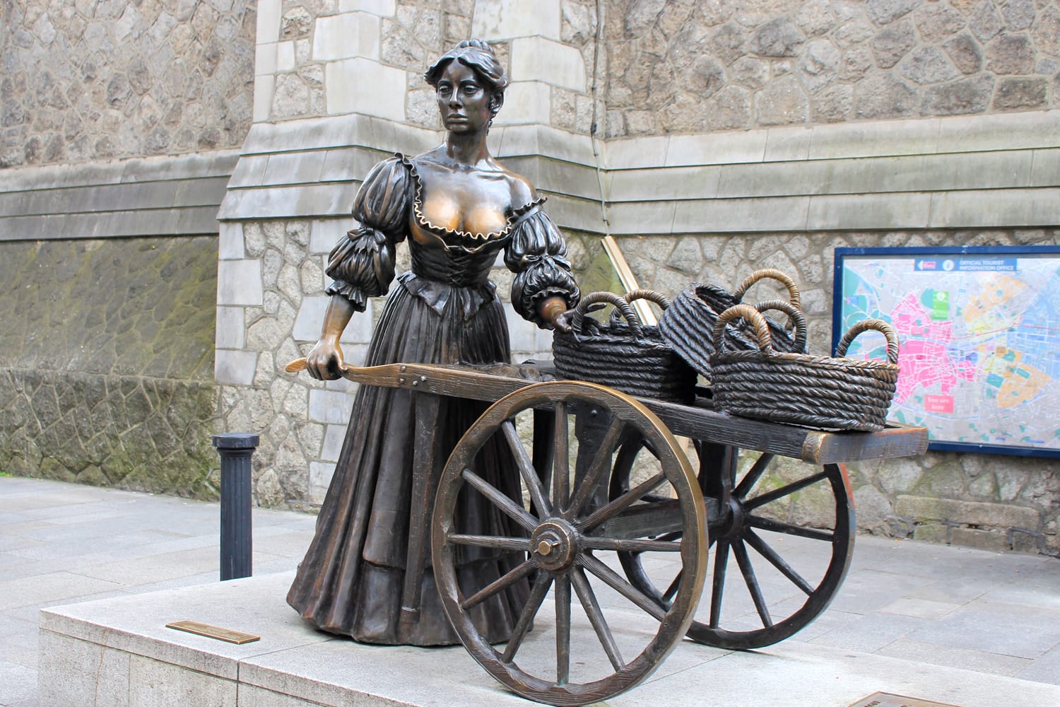 Άγαλμα Molly Malone στο Δουβλίνο, Ιρλανδία