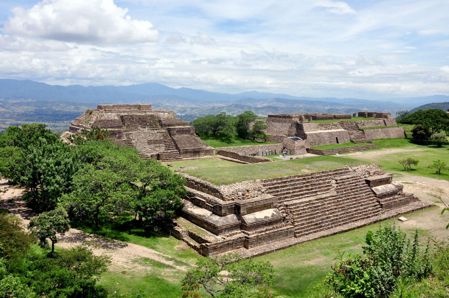 Monte Alban Site in Oaxaca, Mexico