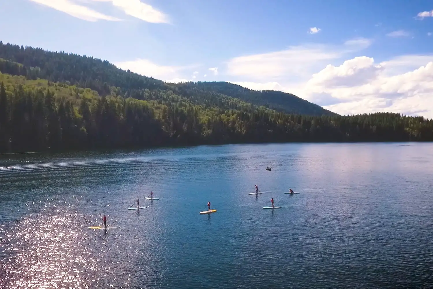Paddle Boarding στο Sun Peaks Resort στον Καναδά