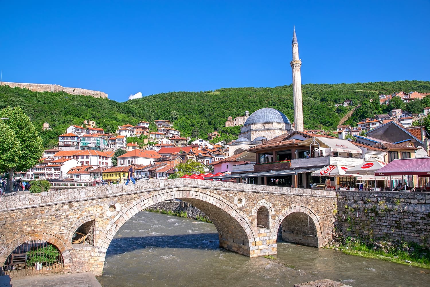 Prizren is a historic city located on the banks of the Prizren Bistrica river, and on the slopes of the Sar Mountains in the southern part of Kosovo.