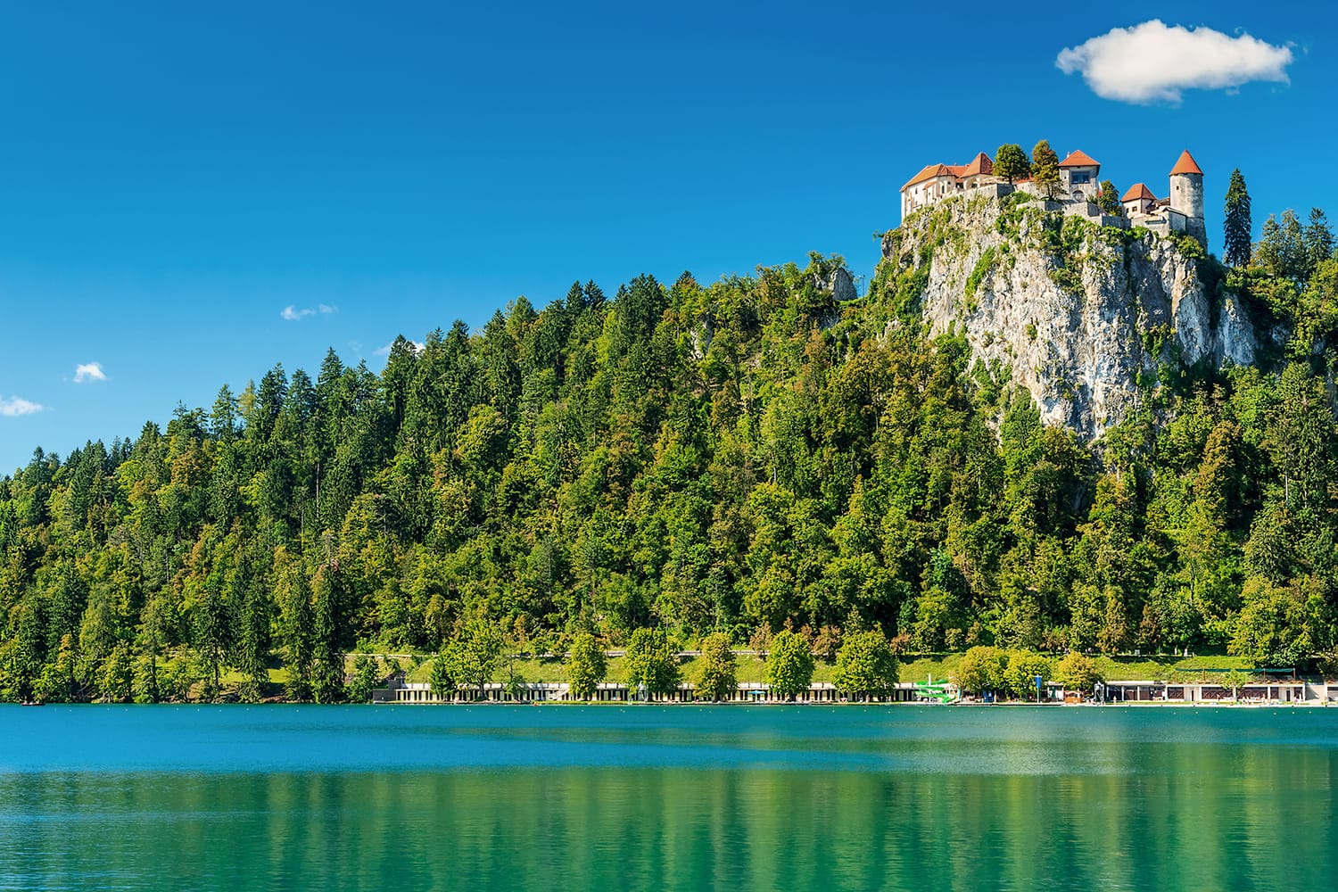 Κάστρο στη λίμνη Bled, Σλοβενία