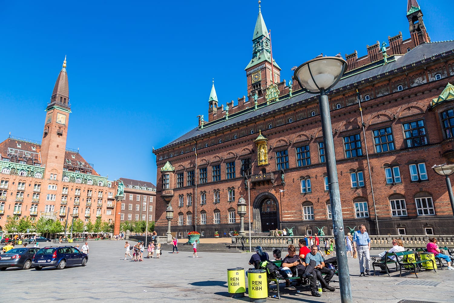 Copenhagen City Hall is the headquarters of the municipal council as well as the Lord mayor of the Copenhagen, Denmark