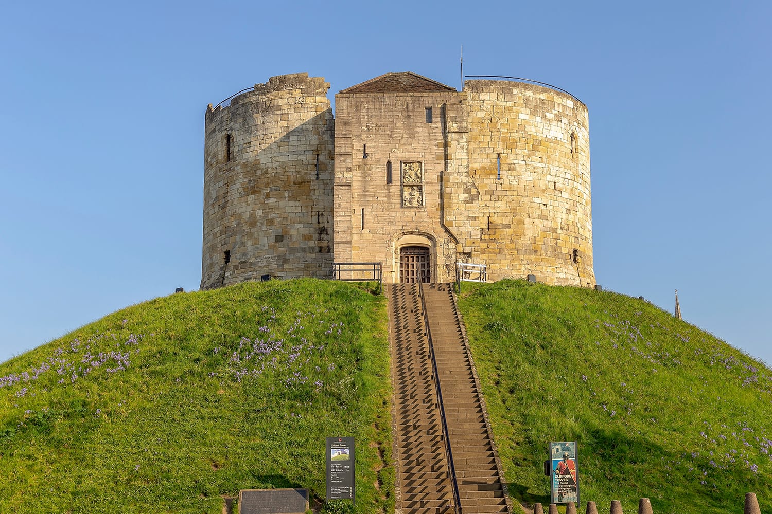 Clifford's Tower in York, UK