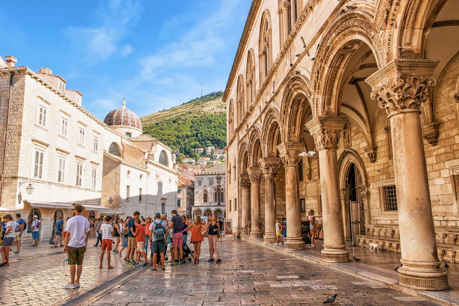 Rector Palace on Stradun Street in the Old city of Dubrovnik, Croatia
