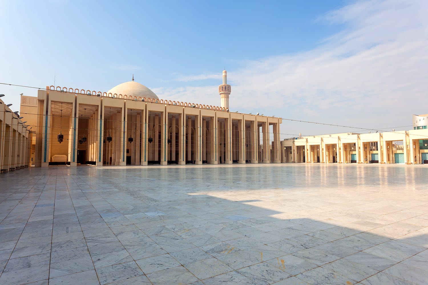 Εξωτερικό του Μεγάλου Τζαμιού στην πόλη του Κουβέιτ