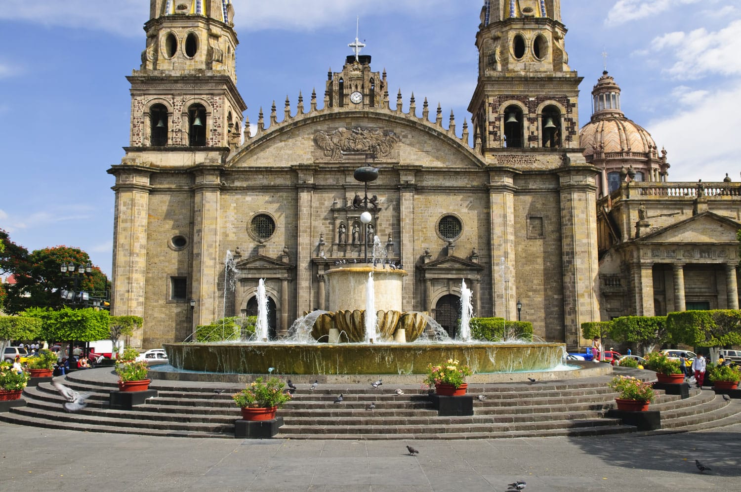 Καθεδρικός ναός στο ιστορικό κέντρο στη Γκουανταλαχάρα, Χαλίσκο, Μεξικό