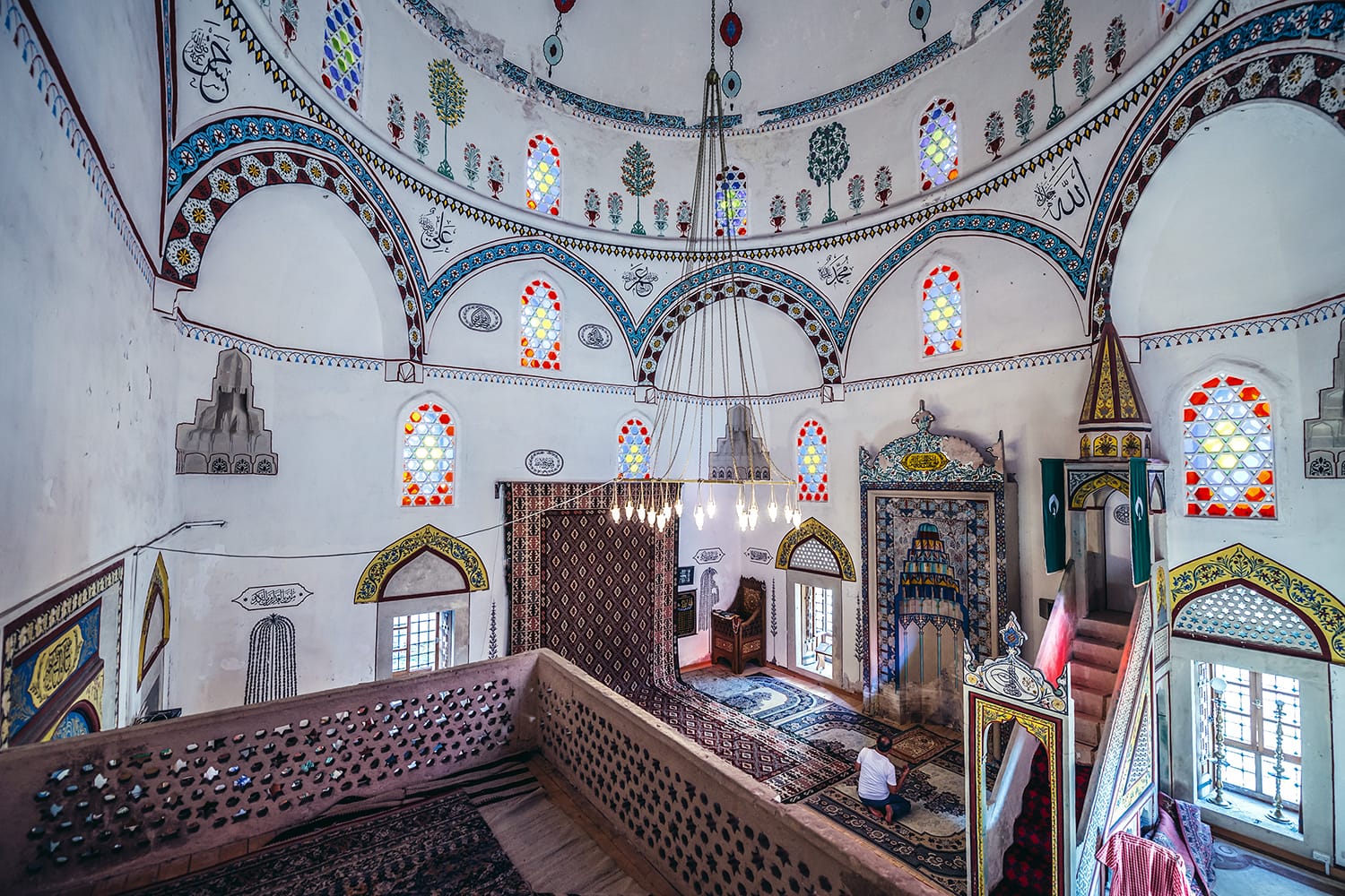Interior of 17th century Koski Mehmed Pasha Mosque in Mostar, Bosnia and Herzegovina