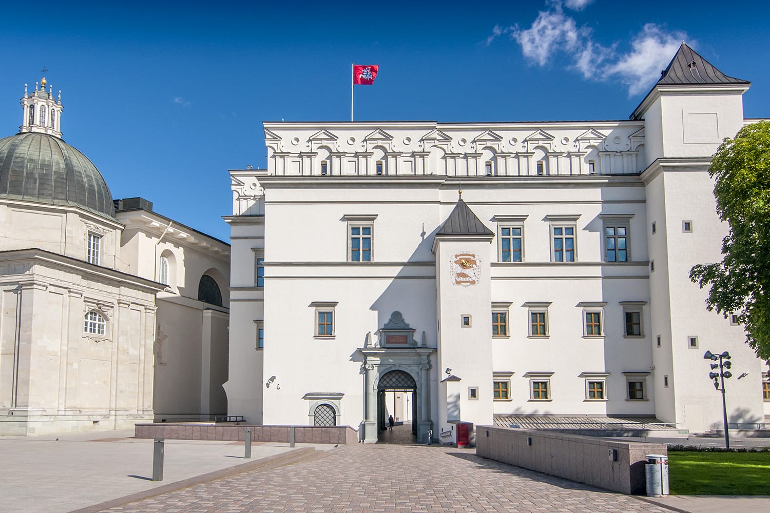 Palace of The Grand Dukes of Lithuania and National Museum in Vilnius, Lithuania.