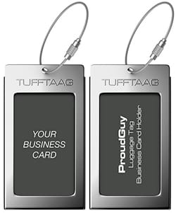 Ετικέτες αποσκευών TUFFTAAG / Κάτοχος επαγγελματικής κάρτας