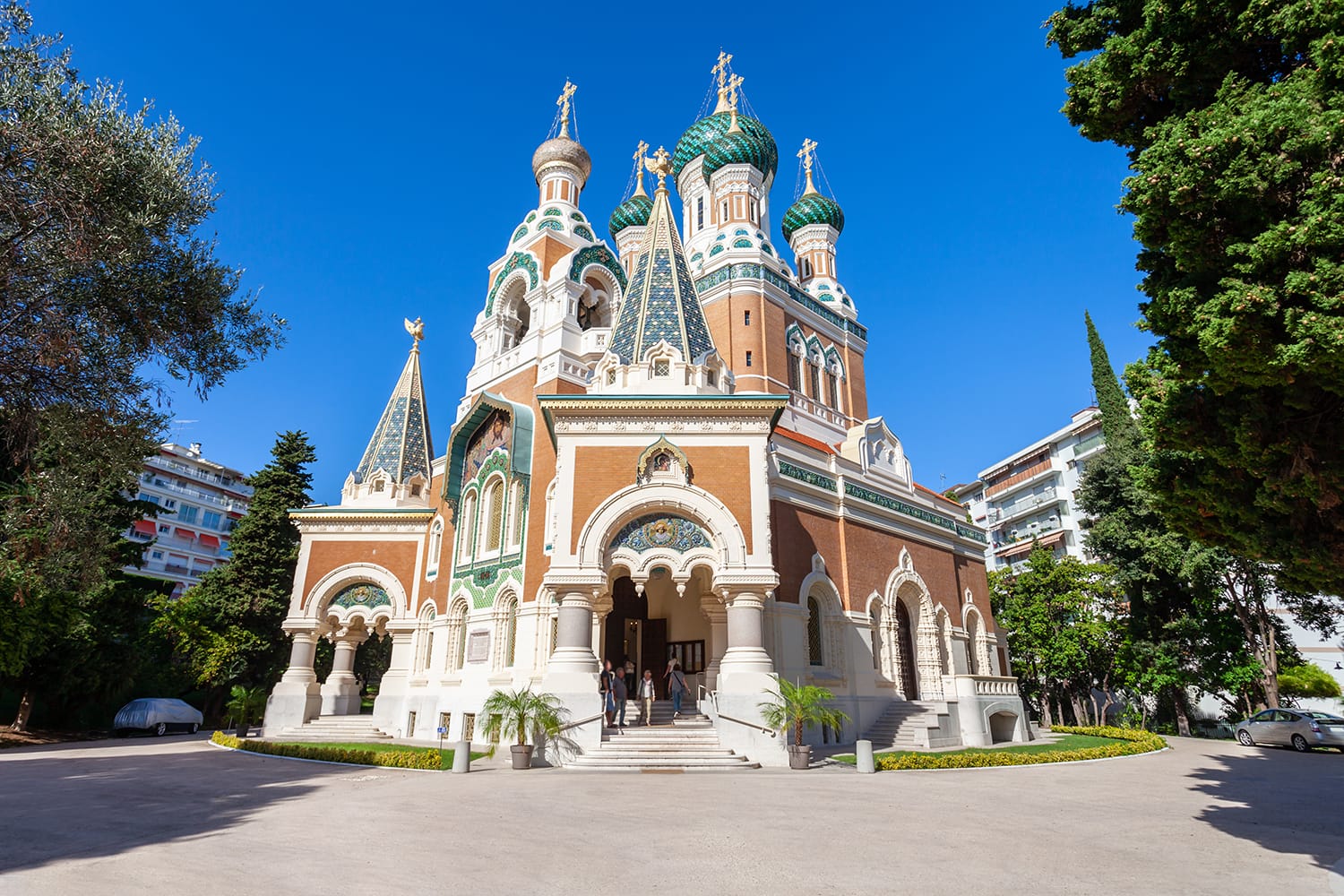 St Nicholas Orthodox Cathedral in Nice, Cote d'Azur, France