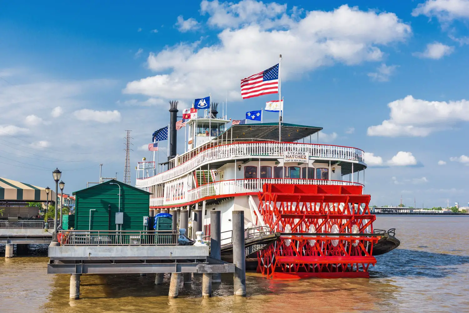 The steamboat Natchez on the Mississippi River