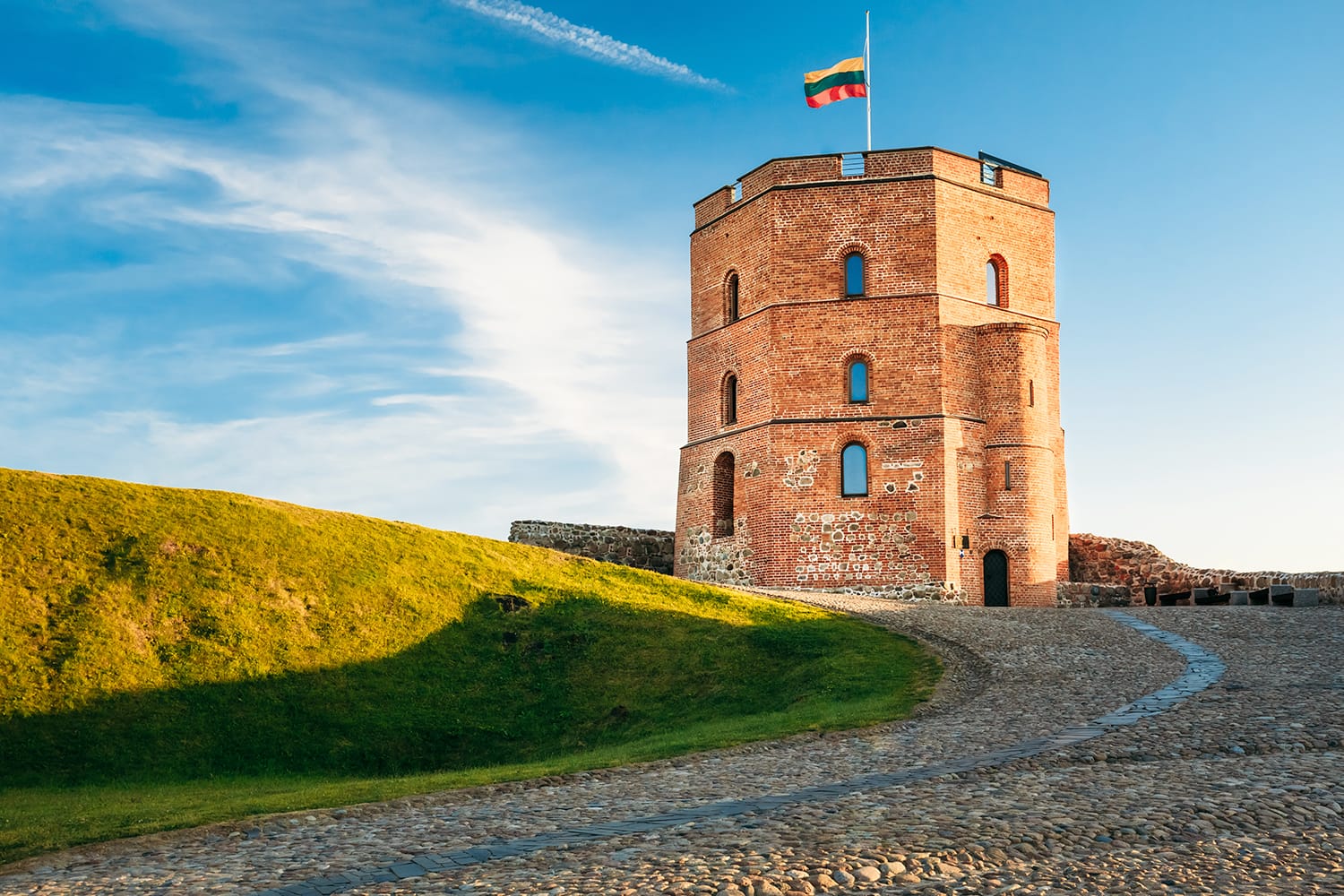 Tower Of Gediminas (Gedimino) in Vilnius, Lithuani