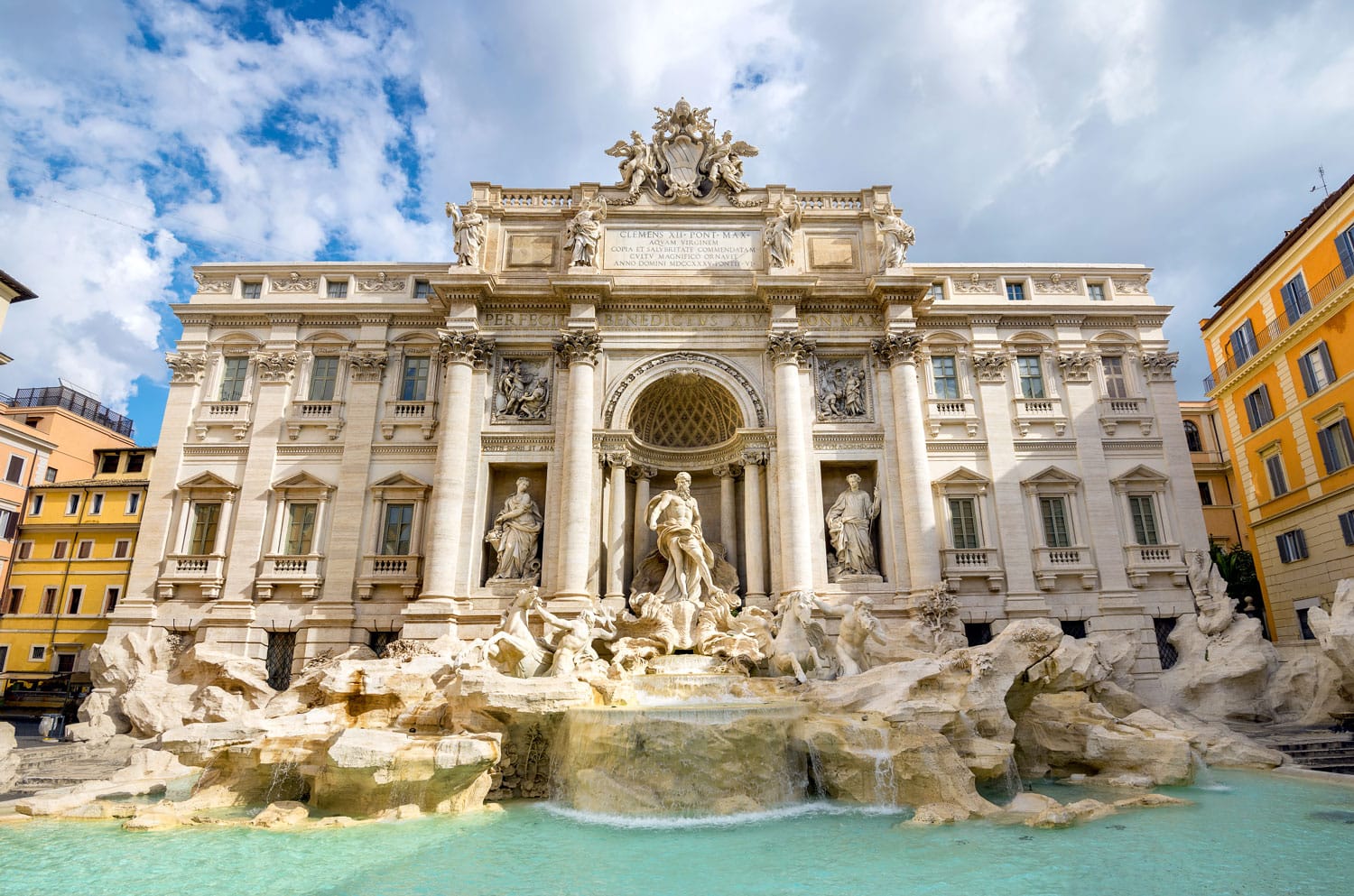 Famous fountain Trevi in Rome. Italy
