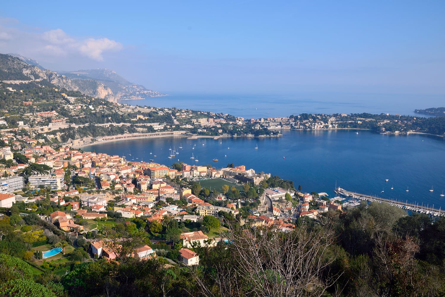 Views from Mont Boron, Nice, Cote D'azure, France