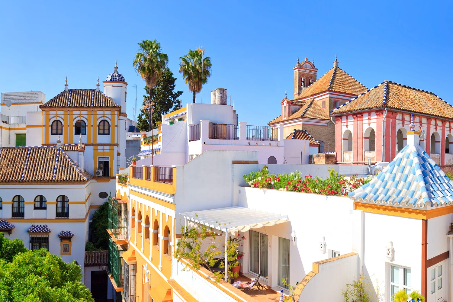 Rooftops of Seville, Spain