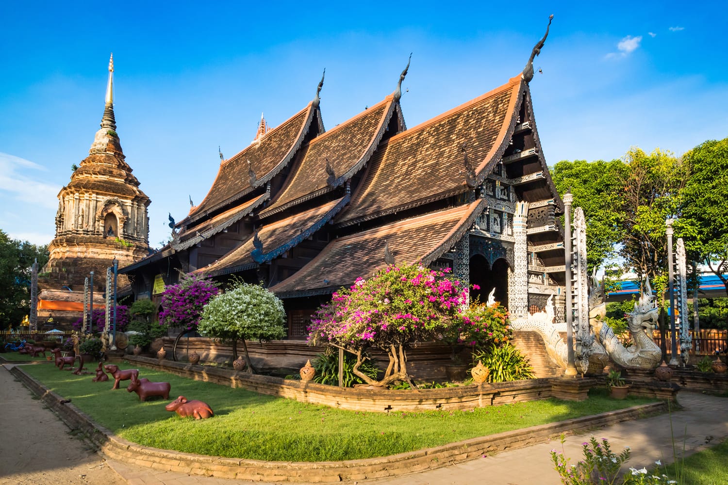 Wat Lok Molee in Chiang Mai Thailand
