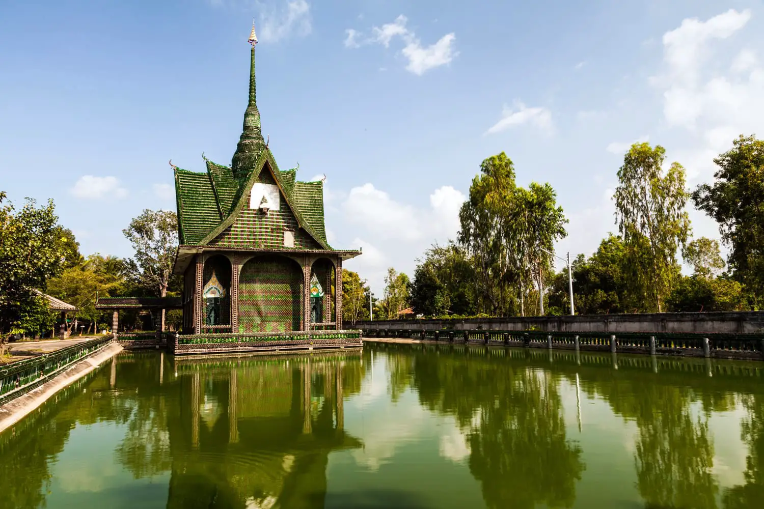 Wat Pa Maha Chedi Kaew (Wat Lan Khuad), Srisaket, North-East of Thailand