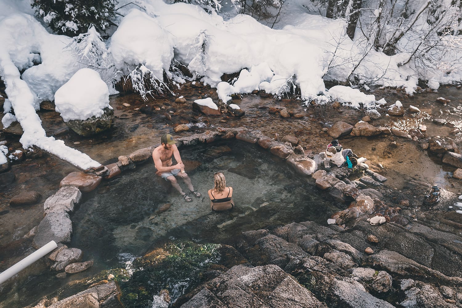 Trail Creek Hot Springs, κοντά στο Cascade, Idaho