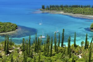 Kanumera bay in New Caledonia