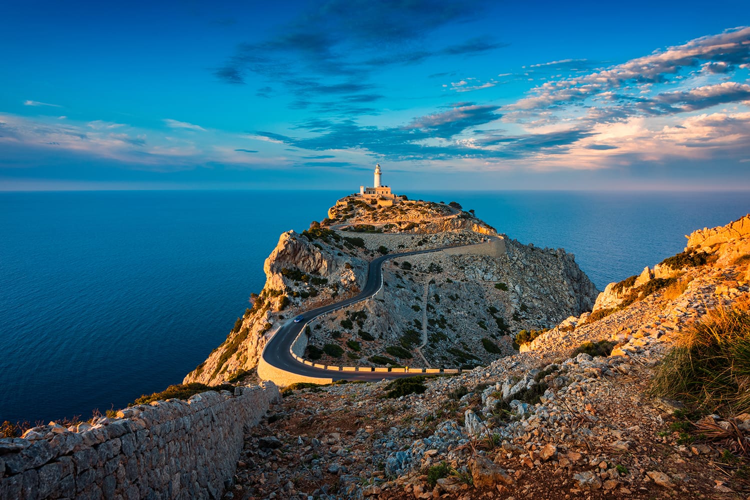 Lighthouse of Cap de Formentor in Mallorca, Spain