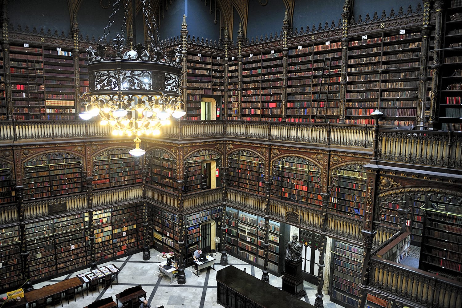 Royal Portuguese Reading Room in Rio de Janeiro, Brazil