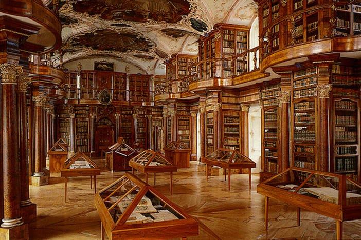 Abbey Library Saint Gall in Austria