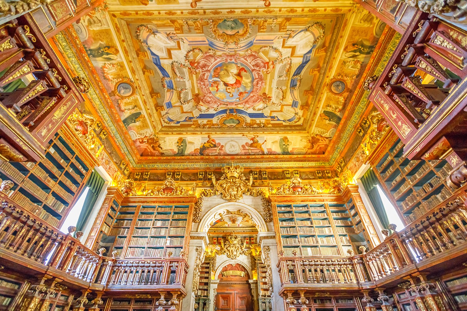 Biblioteca Joanina in Coimbra, Portugal