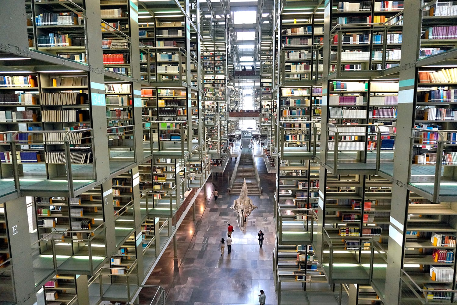 Biblioteca Vasconcelos in Mexico City, Mexico