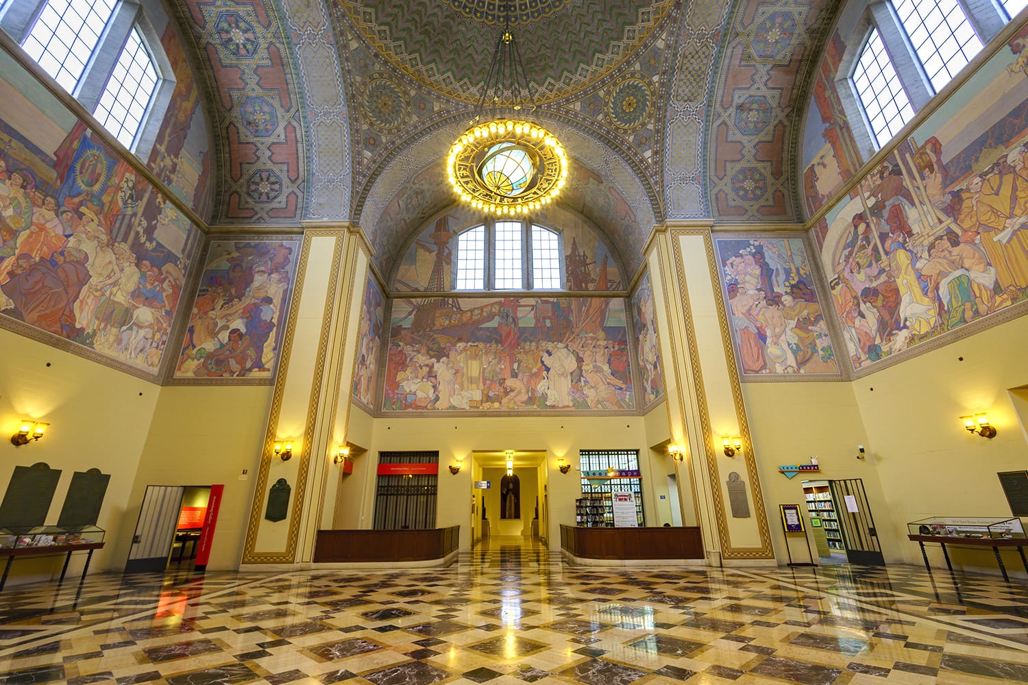 The Lodwrick M. Cook Rotunda of the Los Angeles Central Public Library in Los Angeles, California