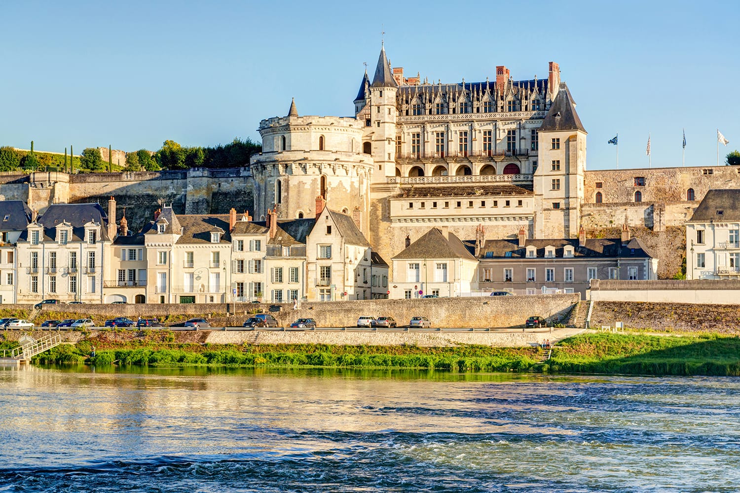 Chateau d`Amboise in the Loire Valley, France