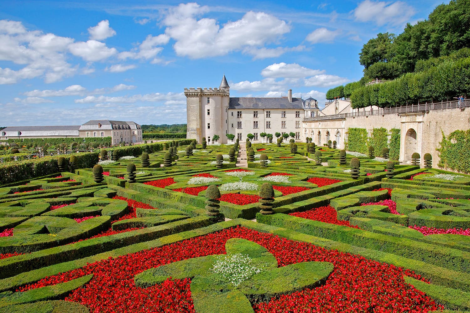 Chateau de Villandry in the Loire Valley, France
