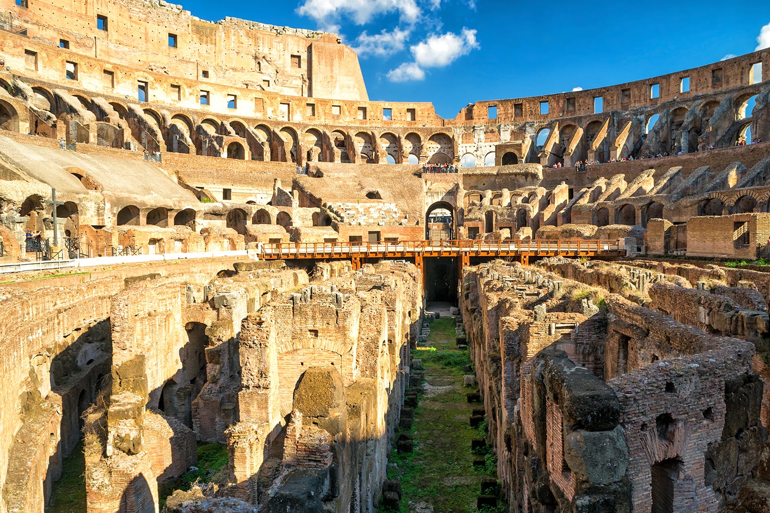 Famous arena of Colosseum (Coliseum) in Rome, Italy.