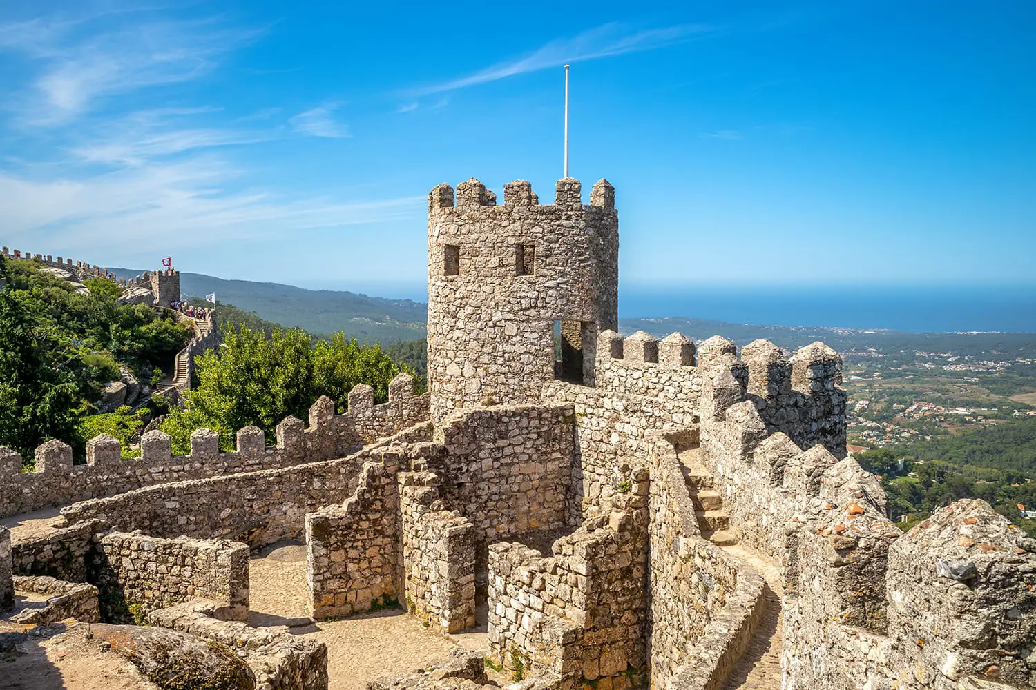 Castle of the Moors at Sintra, Portugal