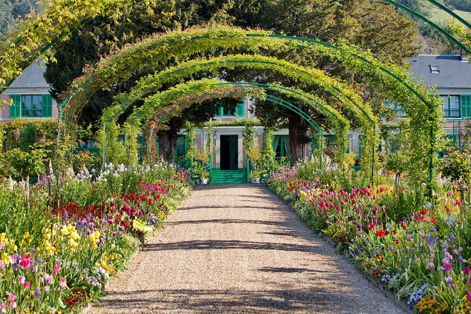 Το σπίτι και ο κήπος του Giverny Monet στη Γαλλία