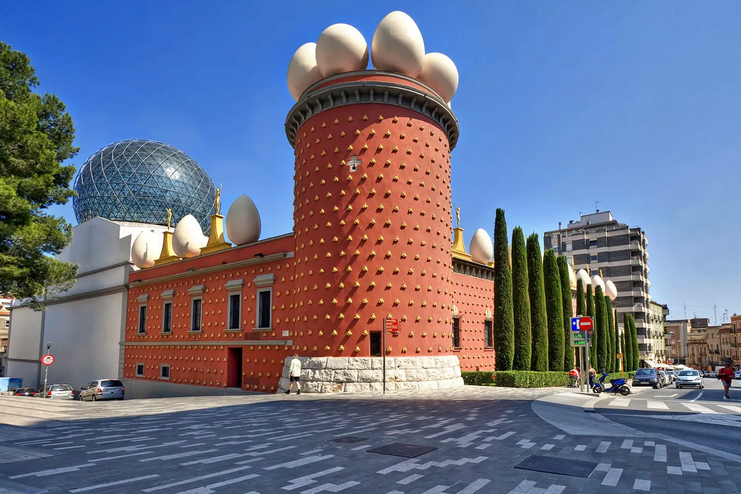 The Dali Theatre and Museum in Figueres, Spain